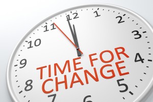 An image of a nice clock with time for change