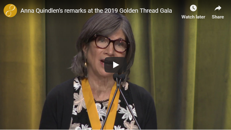 Anna Quindlen video, screenshot