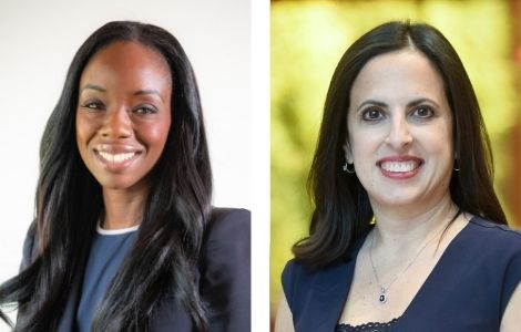Headshots of Dr. Rana Awdish and Dr. Nadine Harris
