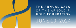 Gold Gala logo on a gradient blue background with the date June 10, 2024